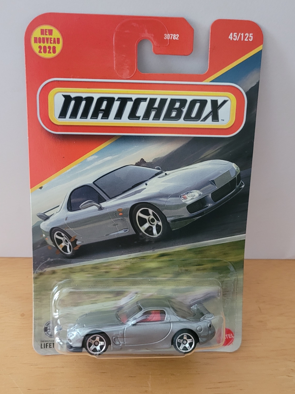 Matchbox Silver Sports Coupe with Red Interior